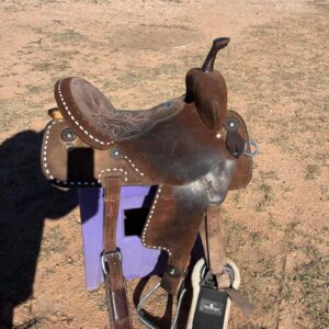 Buy 14.5” Used Double J Pozzi Flex Pro Racer Standard Tree Saddle