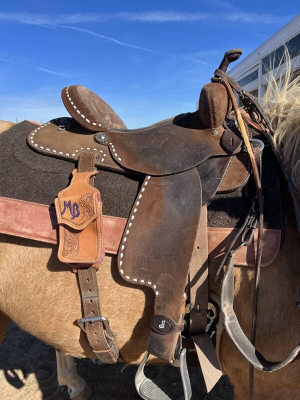 Buy 14.5” Used Double J Pozzi Flex Pro Racer Standard Tree Saddle