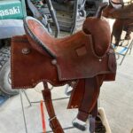 Pre-Owned 14 Usher Brand Barrel Saddle