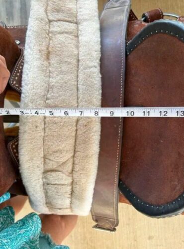 Pre-Owned 14 Usher Brand Barrel Saddle